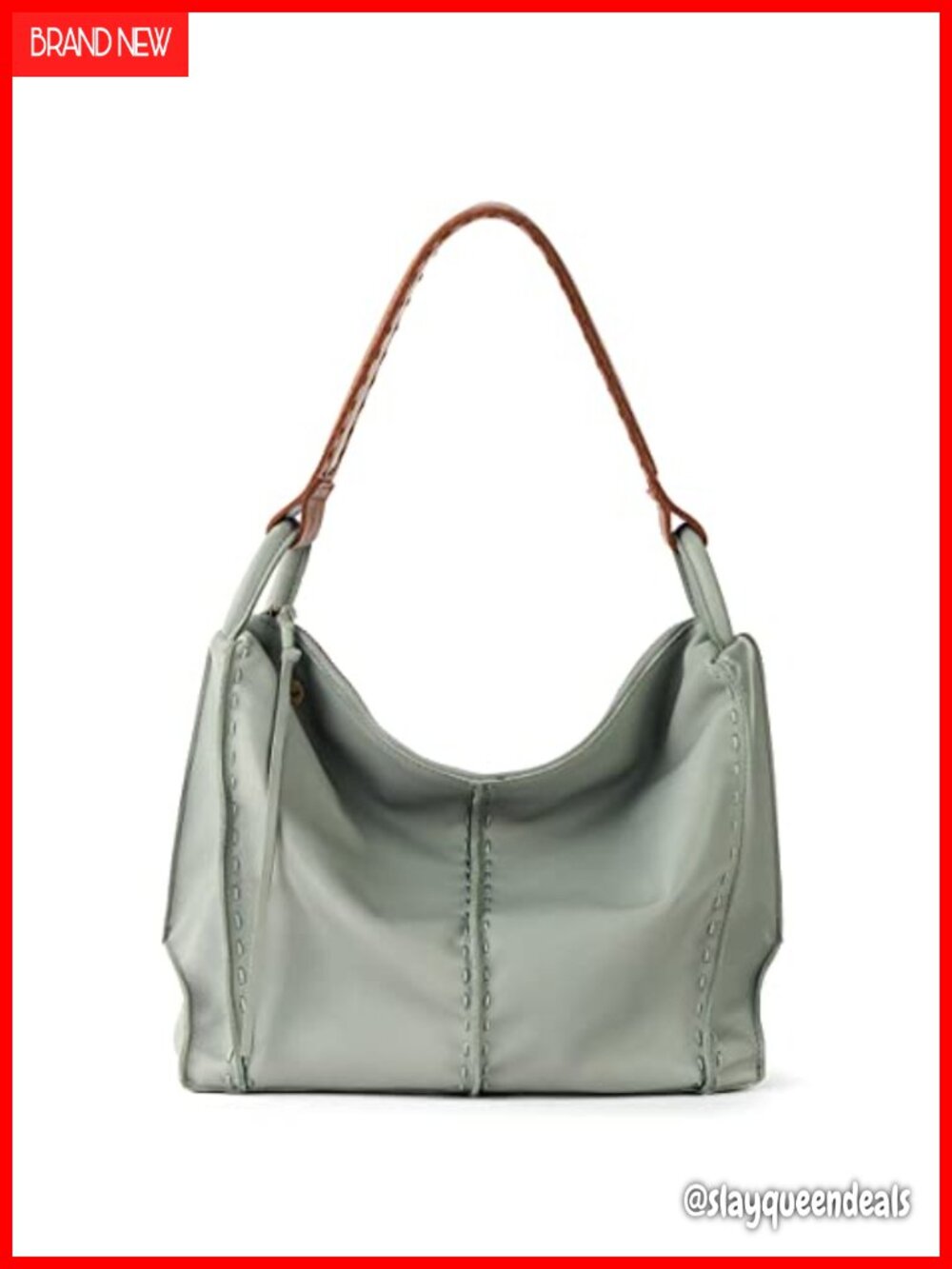 Hobo Purse Large Leather Handbag Travel Zipper Pocket